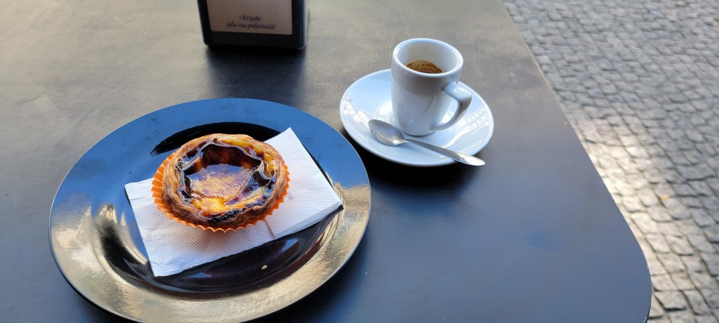 Pasteis de Natas and espresso, the perfect pairing